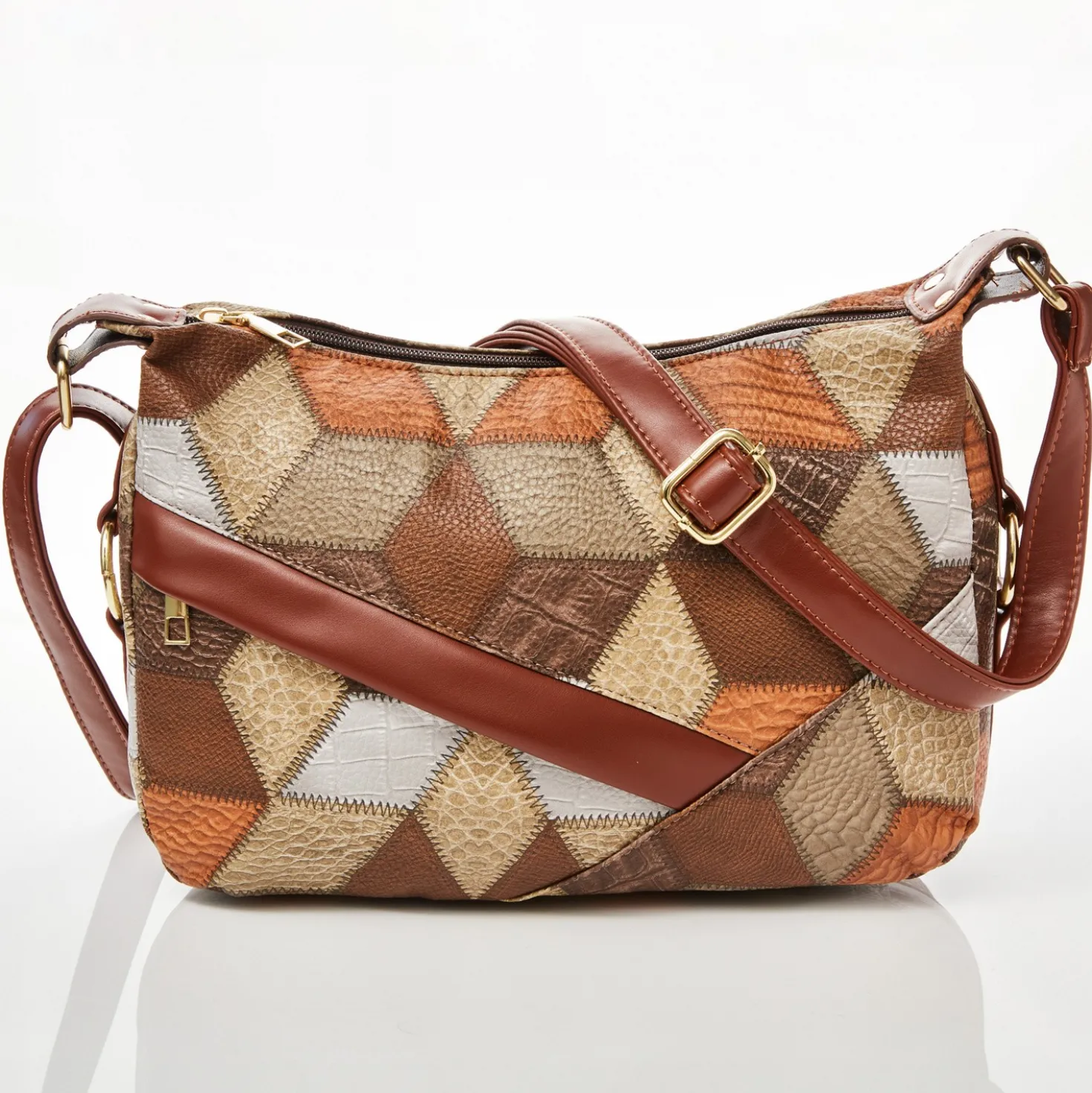 Handtasche in Patchwork-Design "Doris" Amélie di Santi