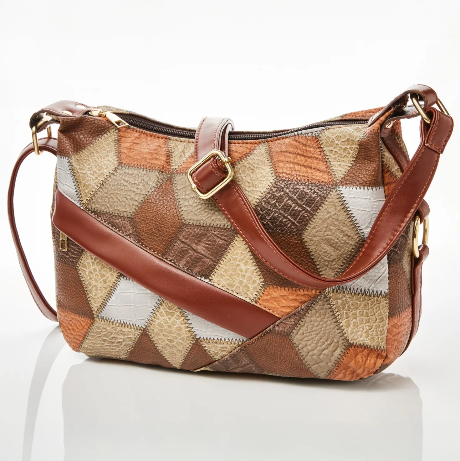Handtasche in Patchwork-Design "Doris" Amélie di Santi