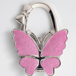 Handtaschenhalter „Schmetterling” pink