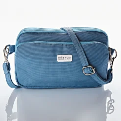 Handtasche "Raja" mit RFID-Schutz blau Amélie di Santi