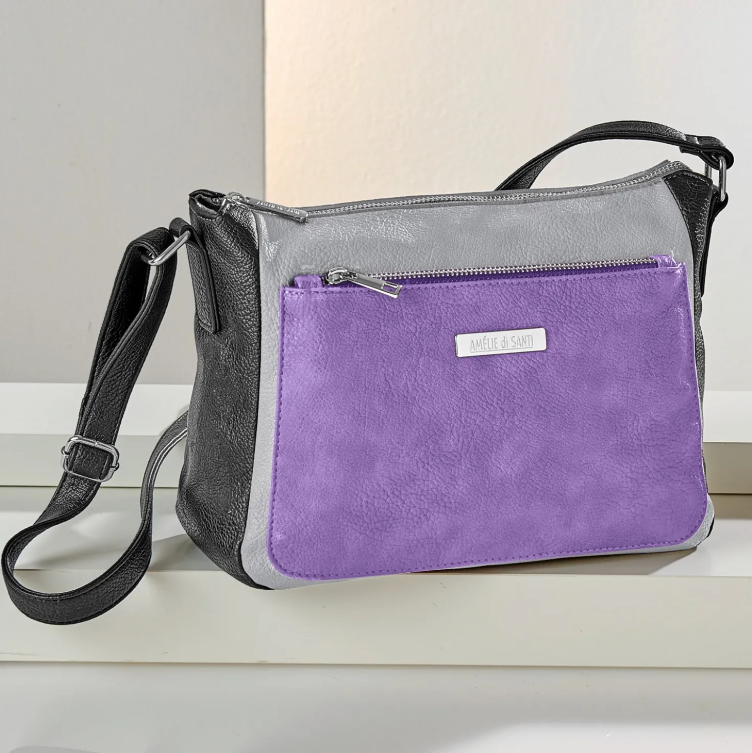 Handtasche Tricolor "Anita" Amélie di Santi