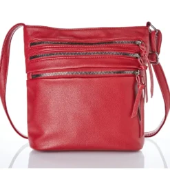 Handtasche "Vicki" mit RFID-Schutz bordeaux