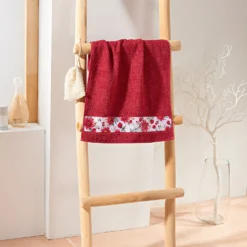 Handtuch burgund 40 x 60 cm Eldo