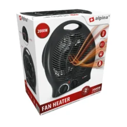 Heizlüfter 2000W schwarz alpina