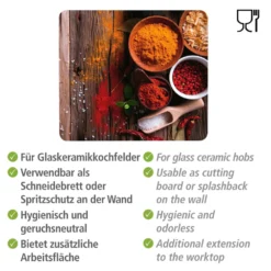 Herdabdeckplatte Motivplatte Gewürze WENKO