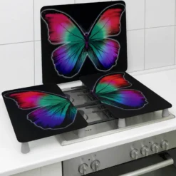 Herdabdeckplatten 2er Set Butterfly by Night WENKO