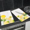 Herdabdeckplatten 2er Set Zitronen WENKO