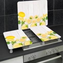 Herdabdeckplatten 2er Set Zitronen WENKO