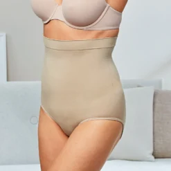 High Waist Slip 3er-Set weiß+schwarz+haut
