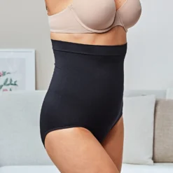 High Waist Slip 3er-Set weiß+schwarz+haut