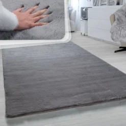 Hochflor-Teppich RABBIT 780 Anthrazit Rechteckig Paco Home