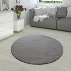 Hochflor-Teppich RABBIT 780 Anthrazit Rund Paco Home