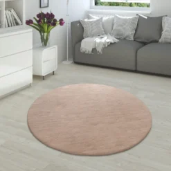 Hochflor-Teppich RABBIT 780 Beige Rund Paco Home