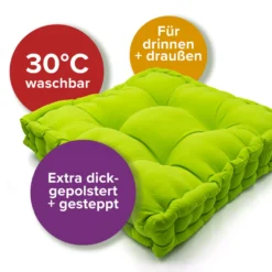 Hochsitzkissen sommergrün