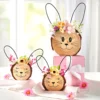 Holzdeko "Hasenköpfe" 3er-Set Eldo