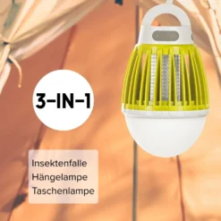 Insektenfalle 3-in-1 mit UV-Licht Genius