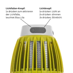 Insektenfalle 3-in-1 mit UV-Licht Genius
