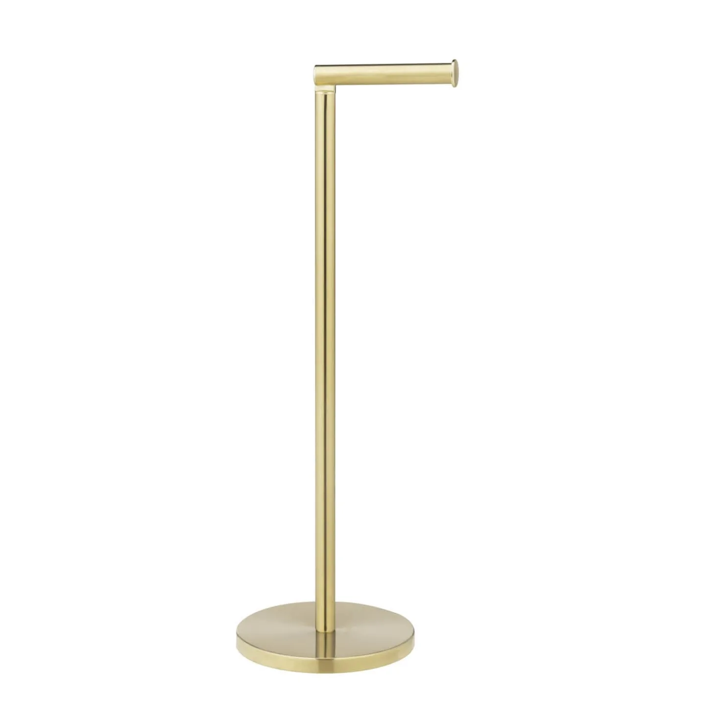 2-in-1 Stand-Toilettenpapierhalter Gold WENKO