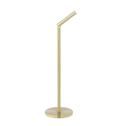 2-in-1 Stand-Toilettenpapierhalter Gold WENKO