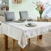 Jacquard-Tischdecke natur, 130x220 cm