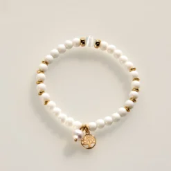 Jade-Armband weiß Amélie di Santi