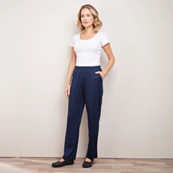 Jersey Komfort-Hose blau