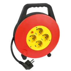 Kabelbox 4-fach 10 m mit Thermoschalter HEITECH