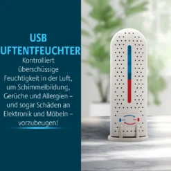 Kabelloser Mini-Luftentfeuchter Clarsen – USB-aufladbar & kompakt