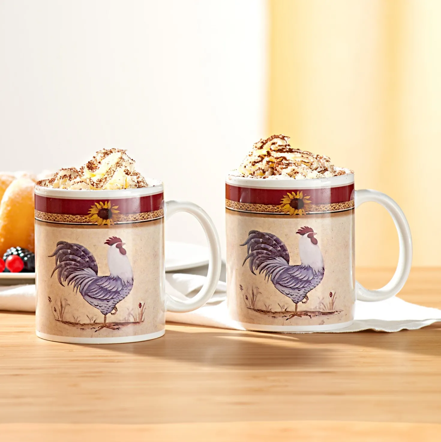 Kaffeebecher "Hahn" 2er-Set Eldo