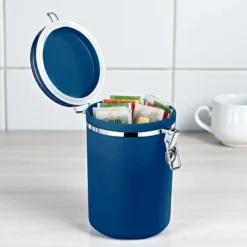 Kaffeedose blau