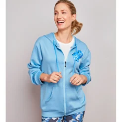Kapuzenjacke mit Blütenprint Amélie di Santi