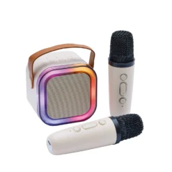 Karaoke-Lautsprecher mit Bluetooth & 2 Mikrofonen Bergström