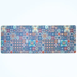 Küchenläufer Blumendesign Antirutsch 120x45cm