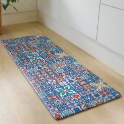 Küchenläufer Blumendesign Antirutsch 120x45cm
