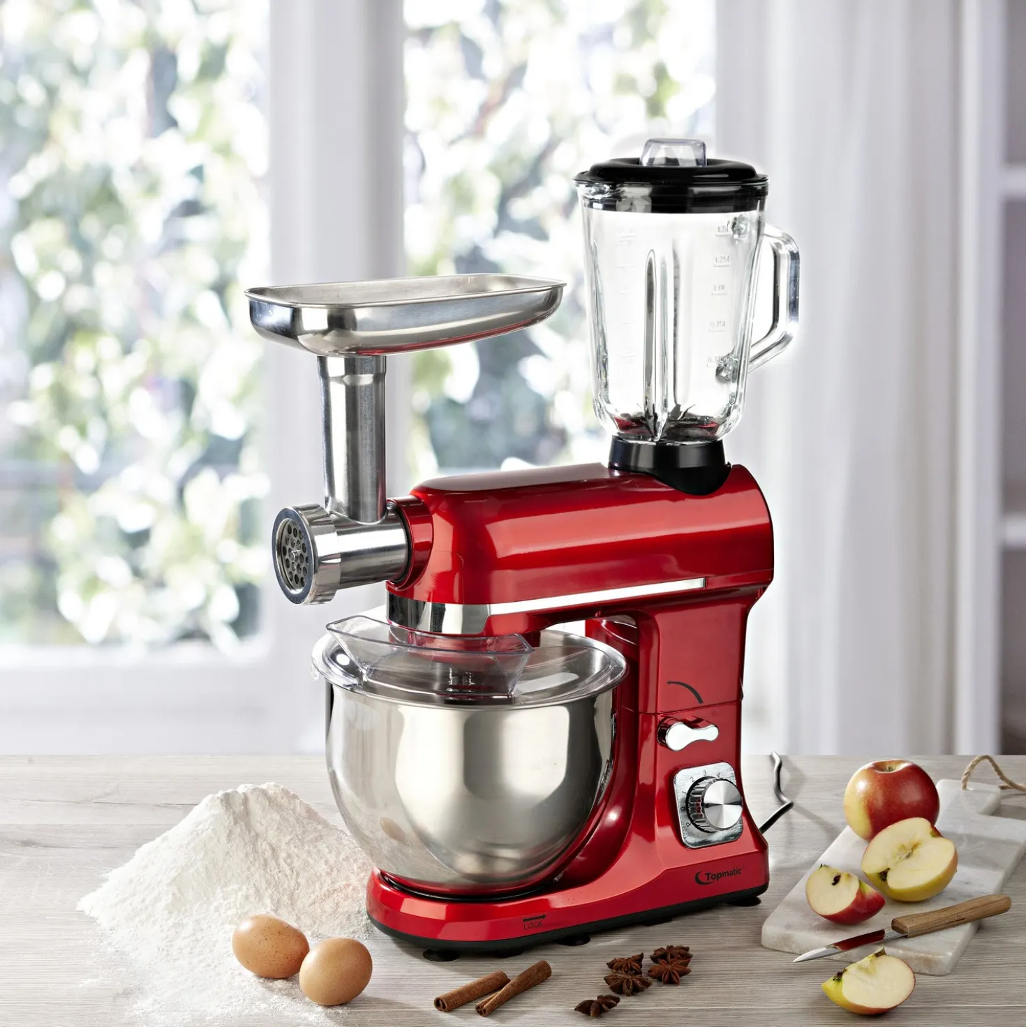 Küchenmaschine 3-in-1 Topmatic Basilico