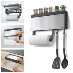 Küchenrollenspender 'Tango Inox' METALTEX
