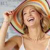 Kette Erdbeerquarz + Süßwasserperlen Amélie di Santi