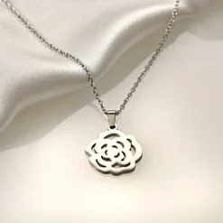 Kette mit Anhänger "Rose" nickelfrei