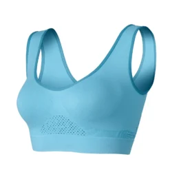 Kühlender Soft-BH weiß + haut + schwarz + hellblau + rosa, 5er-Set
