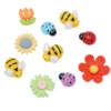 Kühlschrank-Magnete "Blumenwiese" 10er-Set