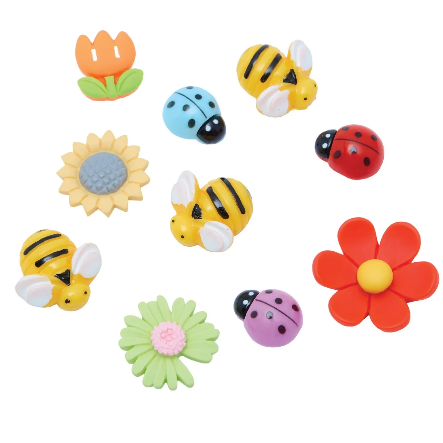 Kühlschrank-Magnete "Blumenwiese" 10er-Set