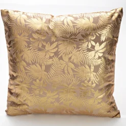 Kissenhülle gold-gemustert 45x45 cm