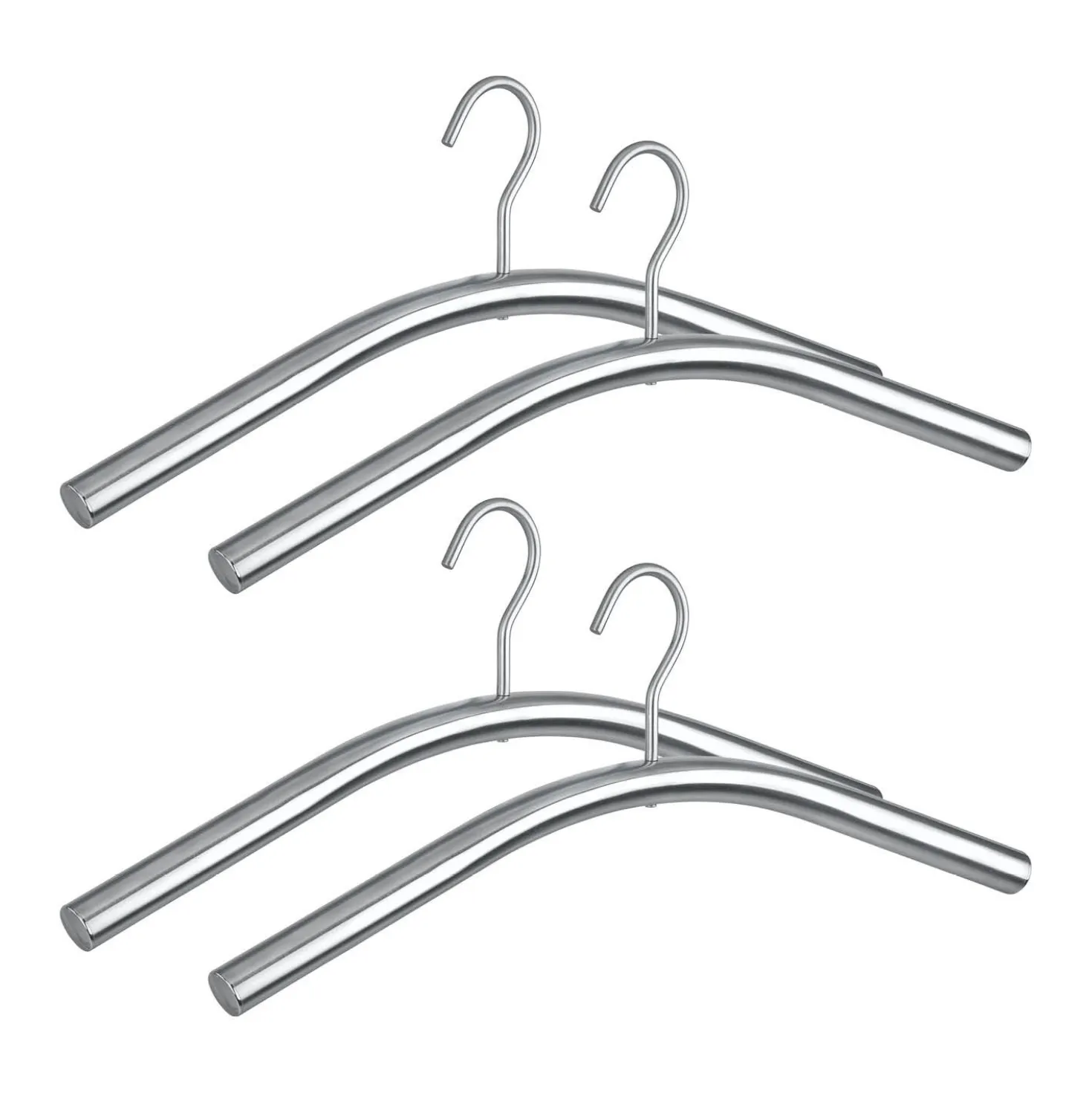 Kleiderbügel „Dry“ 4er Set Edelstahl WENKO