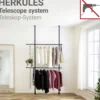 Kleiderstange Herkules 2er Set Schwarz WENKO