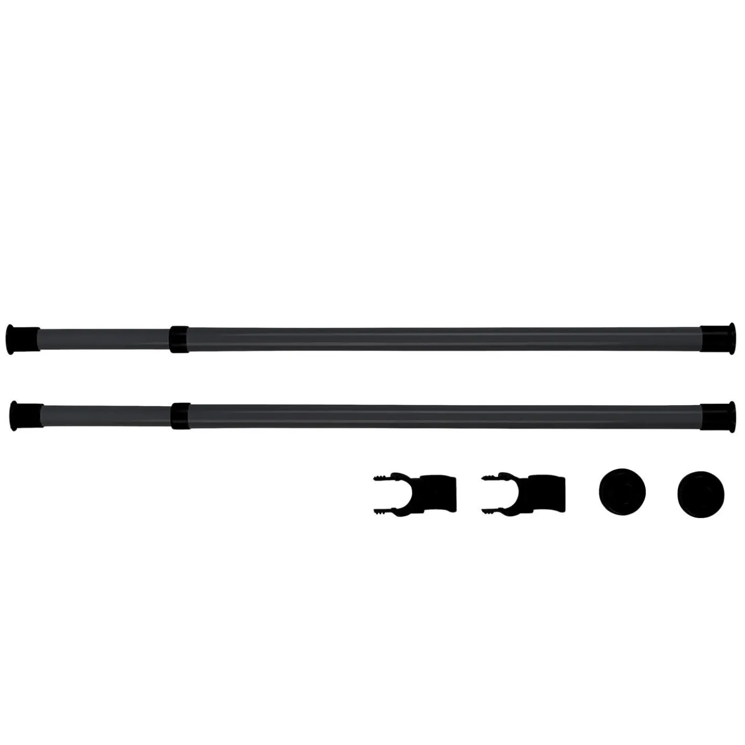 Kleiderstange Herkules 2er Set Schwarz WENKO