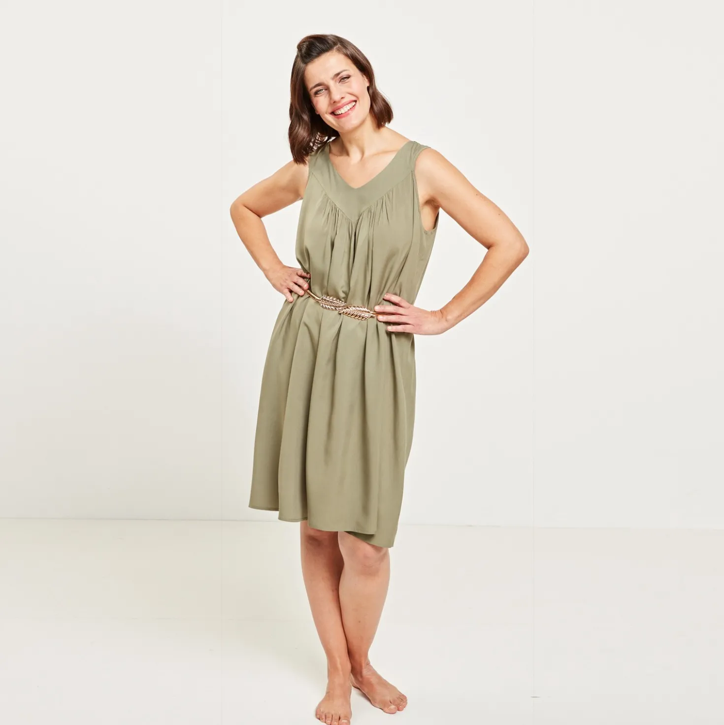 Kleid "Iris" grün