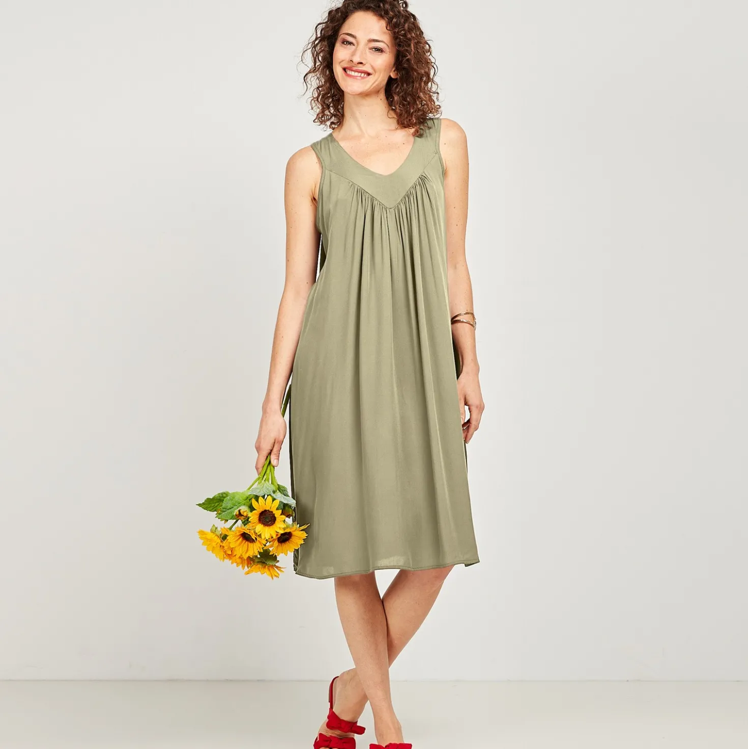 Kleid "Iris" grün