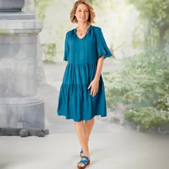 Kleid "Kathi" blau