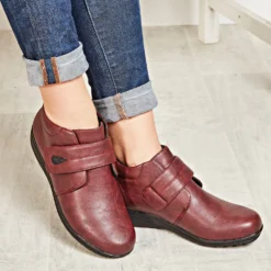 Klett-Bootie "Becky" bordeaux