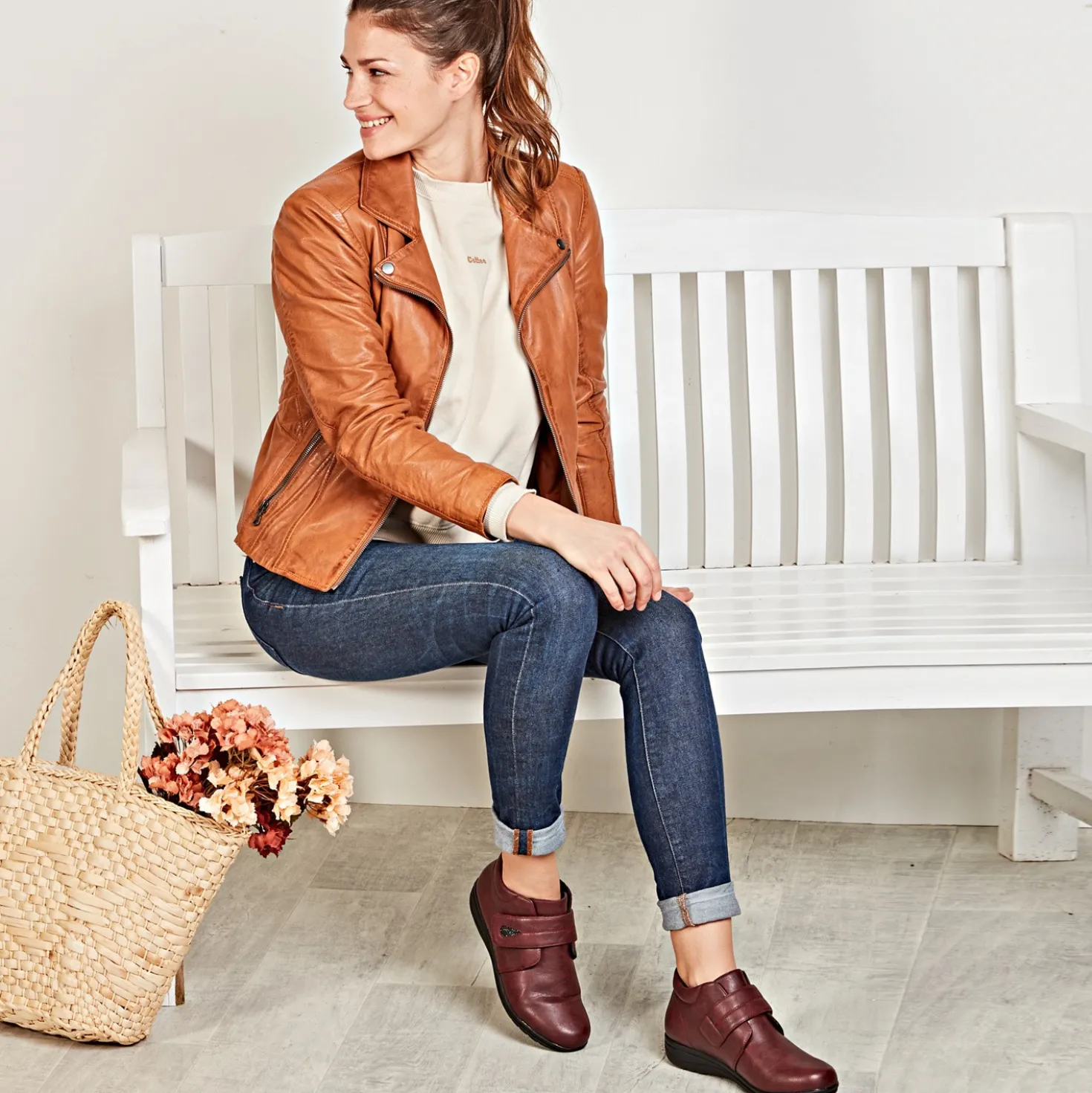 Klett-Bootie "Becky" bordeaux